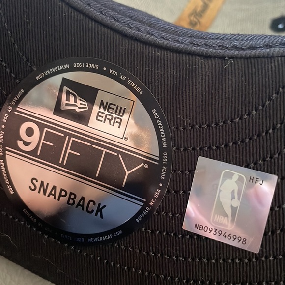 New Era NBA warriors The Finals 9Fifty 2017 Adjustable Snapback Hat Black - Picture 9 of 11